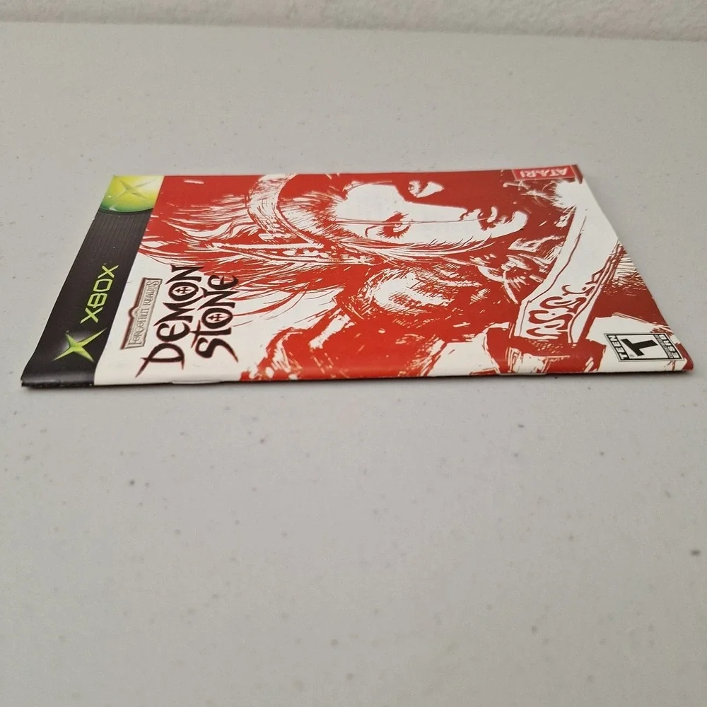 Demon Stone Forgotten Realms XBOX Instruction Manual Only